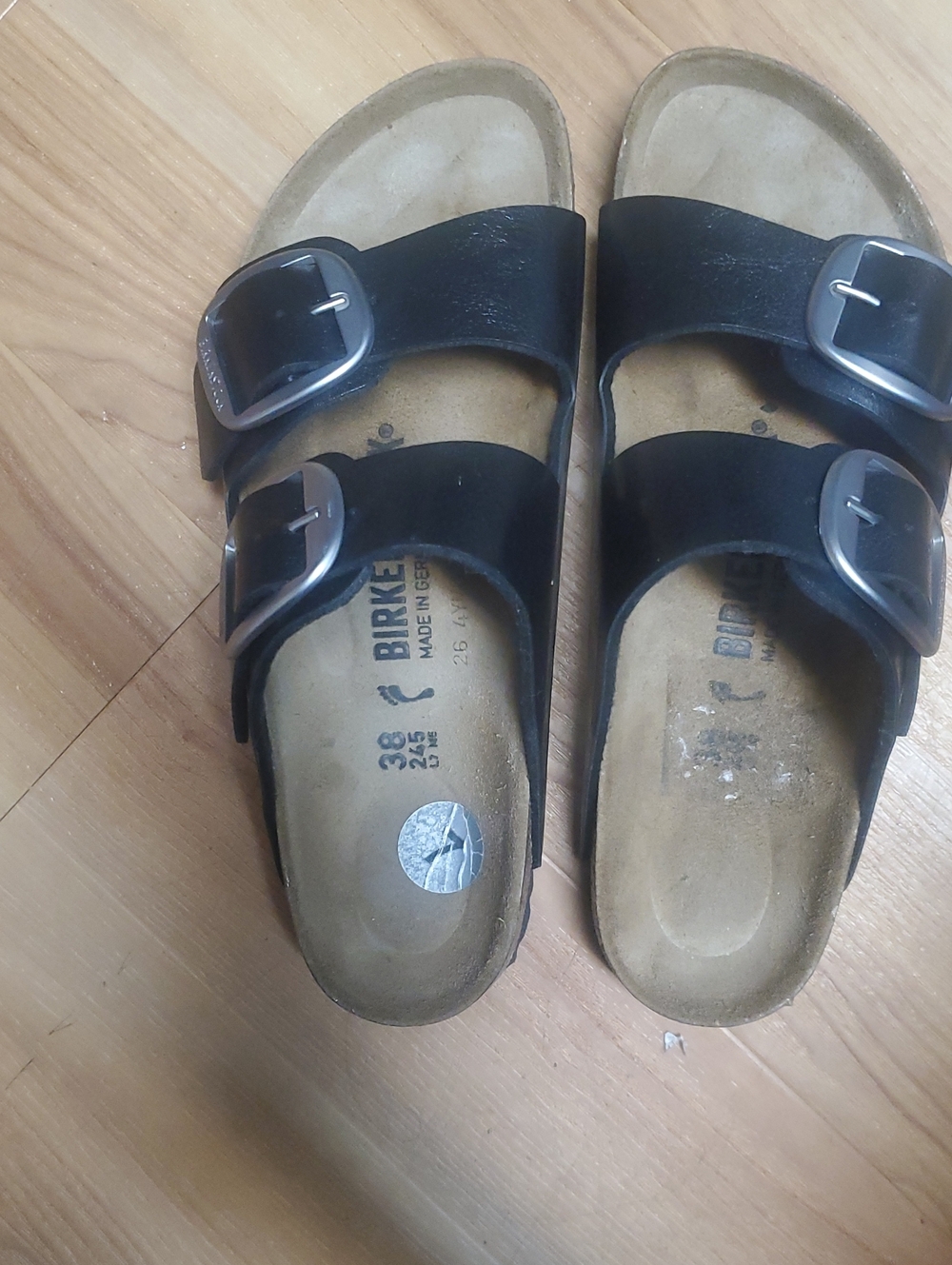 Birkenstock Black Double-Buckle Women's Sandals